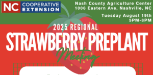 Cover photo for 2025 Regional Strawberry PrePlant Meeting  - Save the Date!